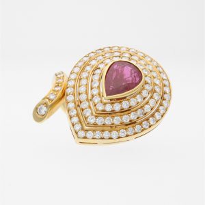 ANELLO RUBINO GOCCIA