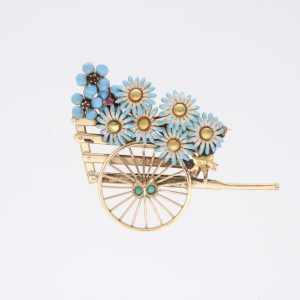 SPILLA CON FIORI