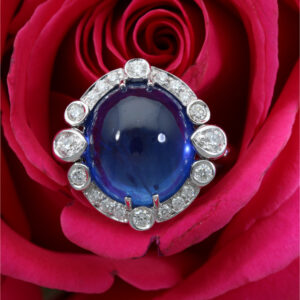 ANELLO ZAFFIRO CABOCHON