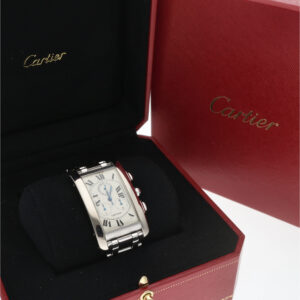 CARTIER TANK AMERICANE CHRONOGRAPH 18K