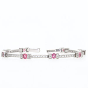 TENNIS TOPAZIO ROSA 2.98 CT