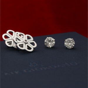 STUD EARRINGS 1.01 CT TOT