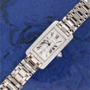 CARTIER TANK AMERICAINE DIAMANTI
